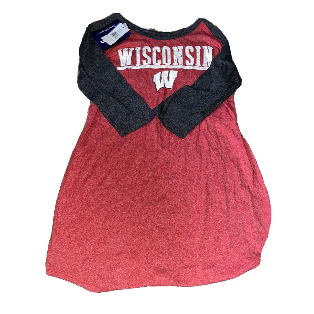 NWT Bottom Drawer Womens Wisconsin Nightshirt Size M